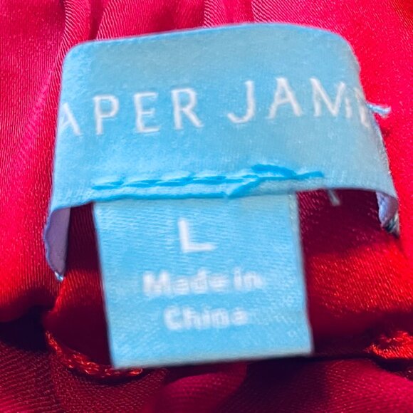 Draper James Elastic Back Satin Midi Skirt in Red (L) New with Tags - Picture 12 of 14